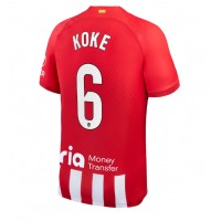 Camisa de Futebol Atletico Madrid Koke #6 Equipamento Principal 2023-24 Manga Curta